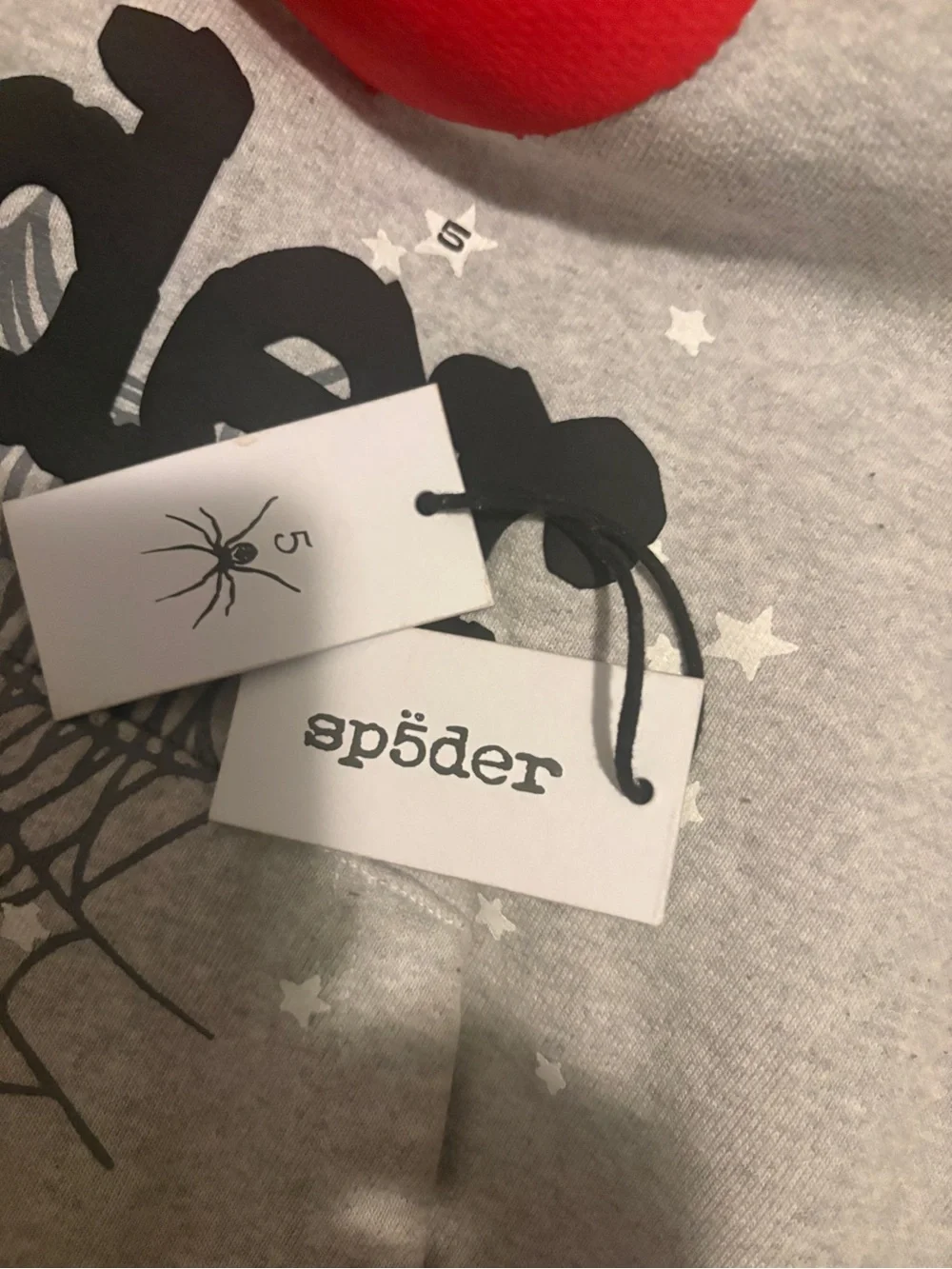 SpSder Souvenir Hoodie Grey Small